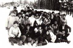Lyžařský kurz 1.B Královec 1987