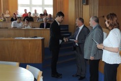 Předávání maturitních vysvědčení 4U4M 5.6.2015
