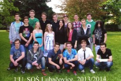 Společné foto třída 1.U 2014