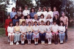 Společné foto třída IV.A 1989